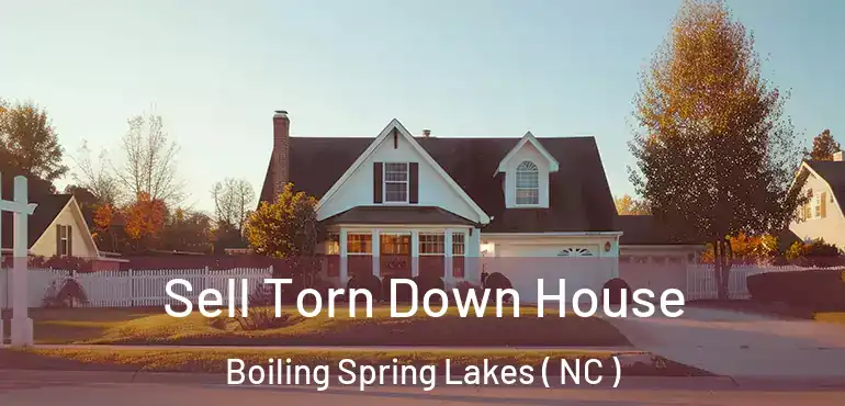  Sell Torn Down House Boiling Spring Lakes ( NC )
